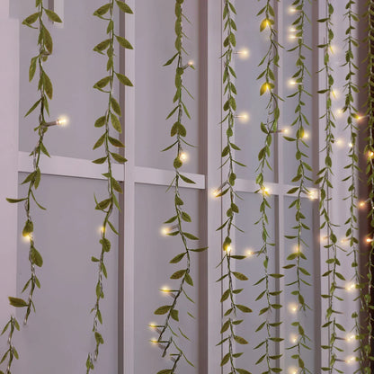 Solar Leaves Curtain Lights 3m x 1m