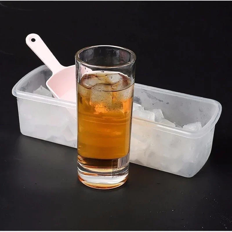 Ice Cube Storage Box with 2 Ice Trays