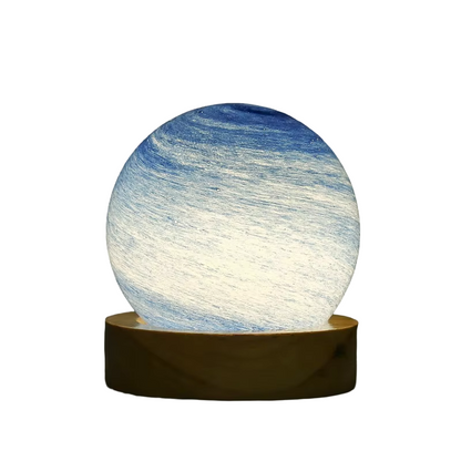 Celestial Glow 3D Glass Lamp