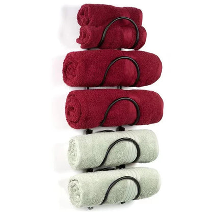 5 Tier Wall Towel Rack