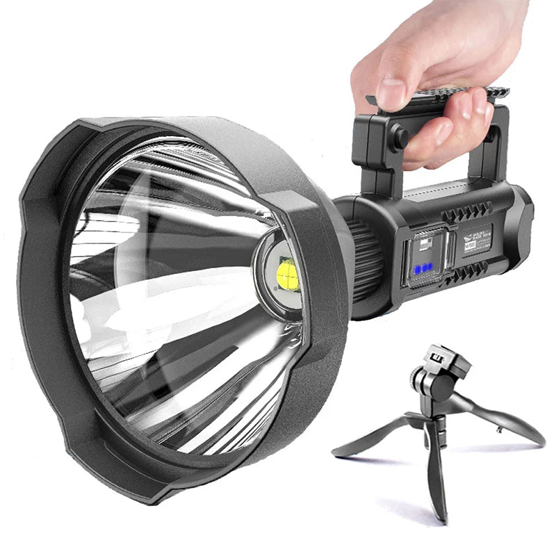 Rechargeable Spotlight Flashlight with Tripod