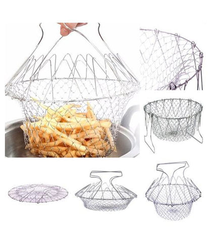 Multi-function Folding Cooking Basket