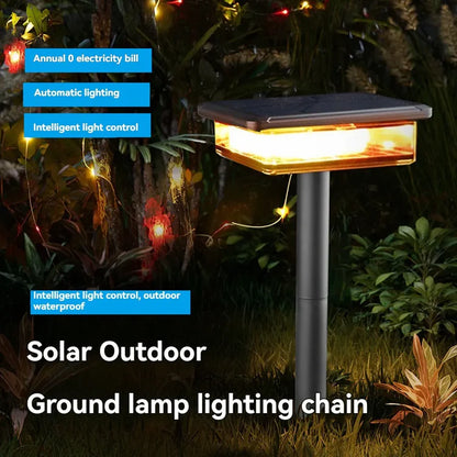 2-in-1 Solar Garden Light and Rope Light