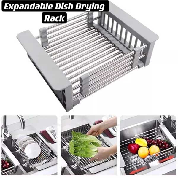 Extendable Multifunctional Sink Rack