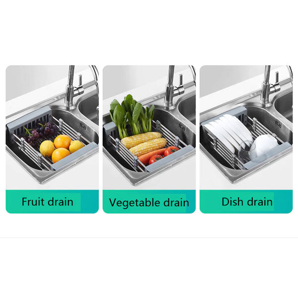 Extendable Multifunctional Sink Rack