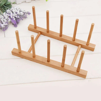 Bamboo Plate Stand  - 21cm