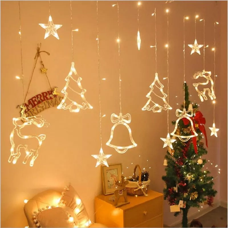 3m Led Garland Fairy (Christmas Tree- Elk -Bell -Star)