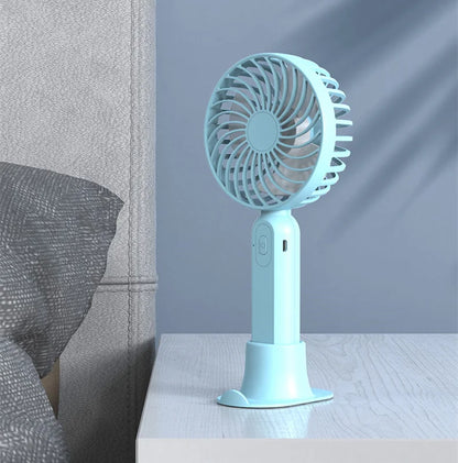 Portable 3 Speed Mini Handheld Fan - Rechargeable