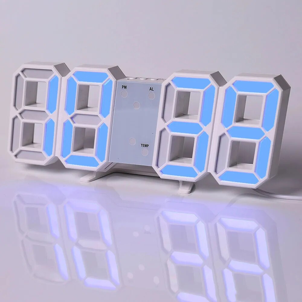 Luminous 3D LED Digital Clock