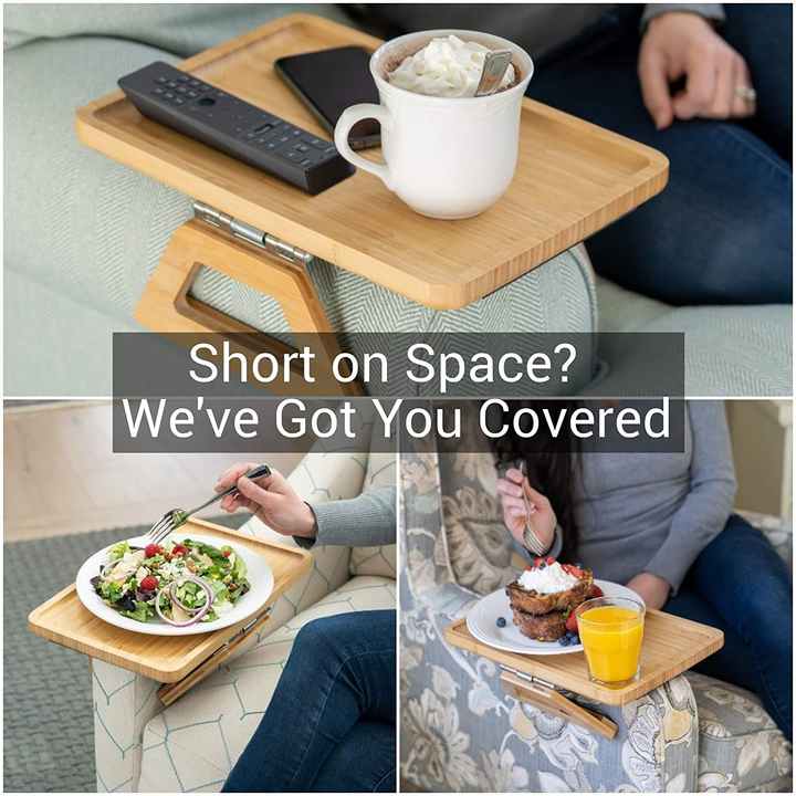 Couch Arm Snack Attachment Table