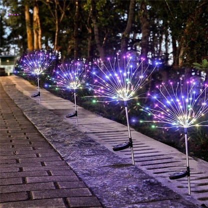 Solar Firework Outdoor Light