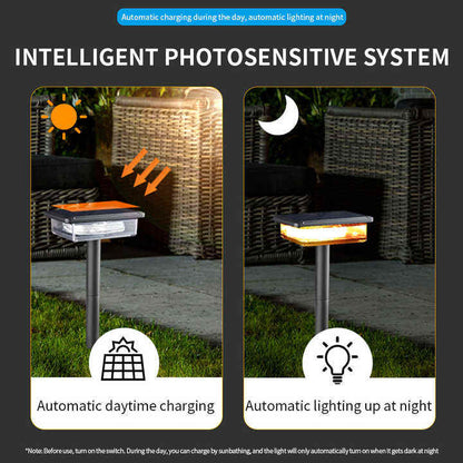 2-in-1 Solar Garden Light and Rope Light