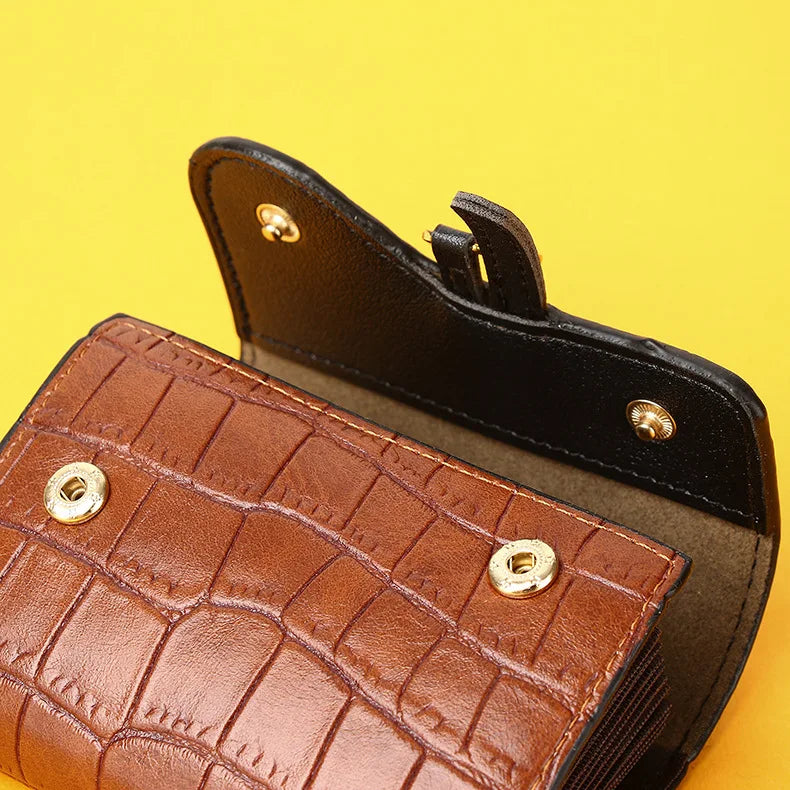 PU Croc Leather Style Women's Multi Card Wallet
