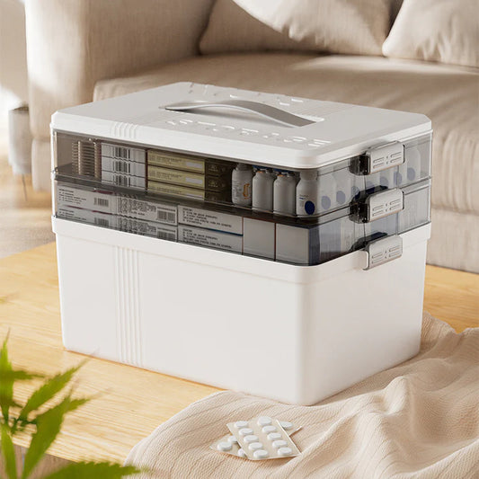 3-Tier Medicine Storage Box