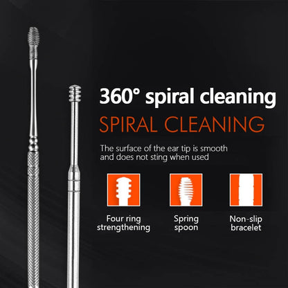 7pcs Stainless SteelEar Cleaner Kit