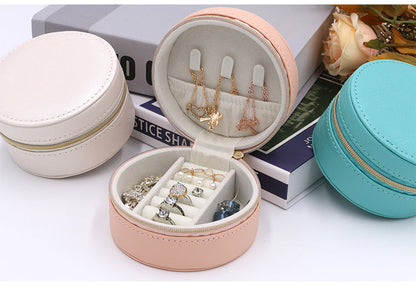 Portable Round Jewellery Organizer