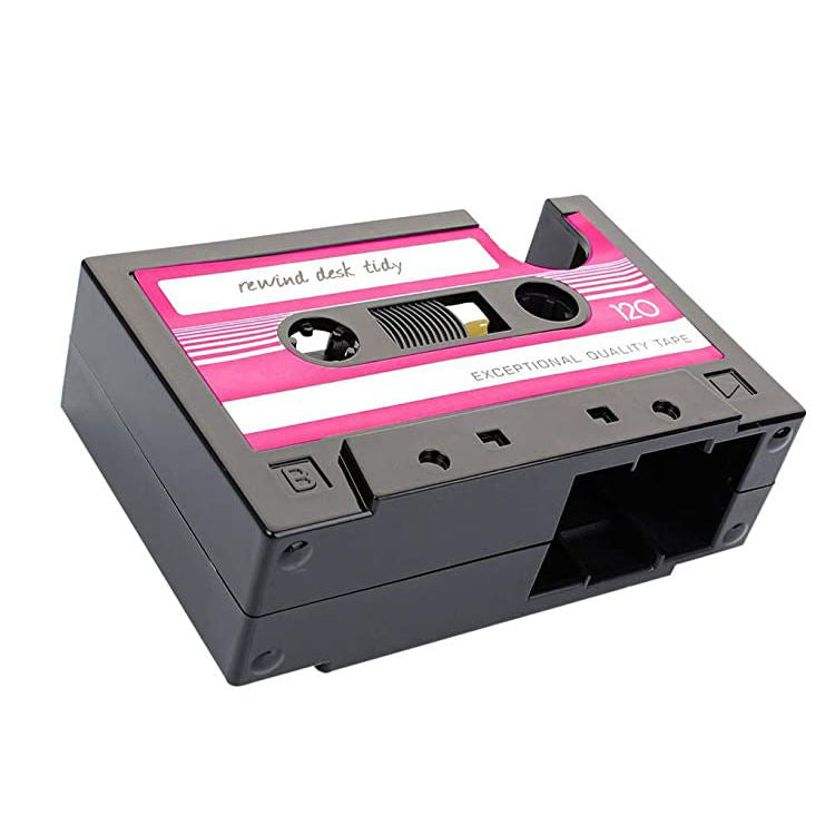 Retro Cassette Tape Dispenser Stationery Holder
