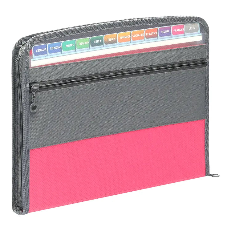 A4 Expandable Book Document Folder - 12 Slots