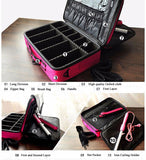 Portable Professional Makeup Bag Case