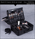 Portable Professional Makeup Bag Case