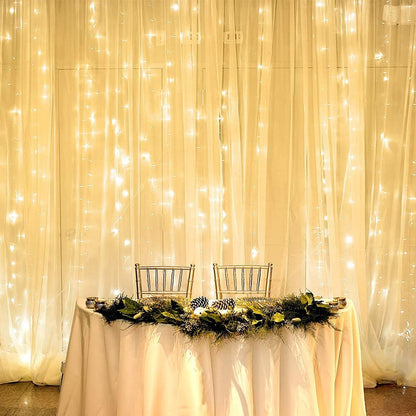 Window Curtain String Light - 3mx2m