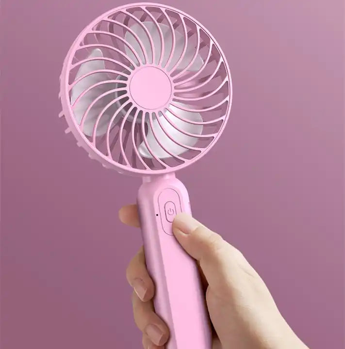 Portable 3 Speed Mini Handheld Fan - Rechargeable