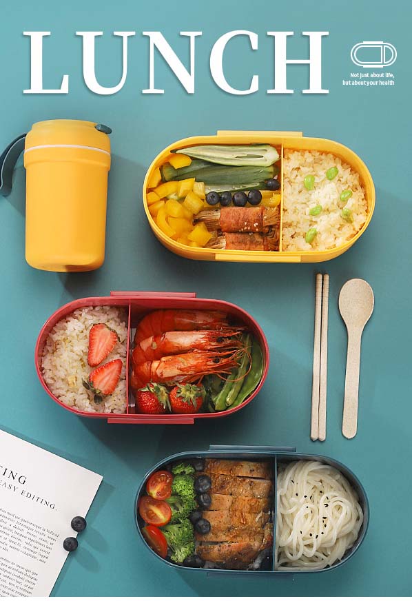 Lunch Boxes Set with Soup Cup