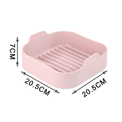 20.5CM Square Reusable Silicone Baking Pot Basket