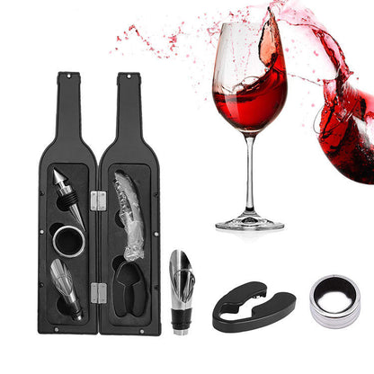 Wine Bottle Shaped Accessory Kit - 5pc