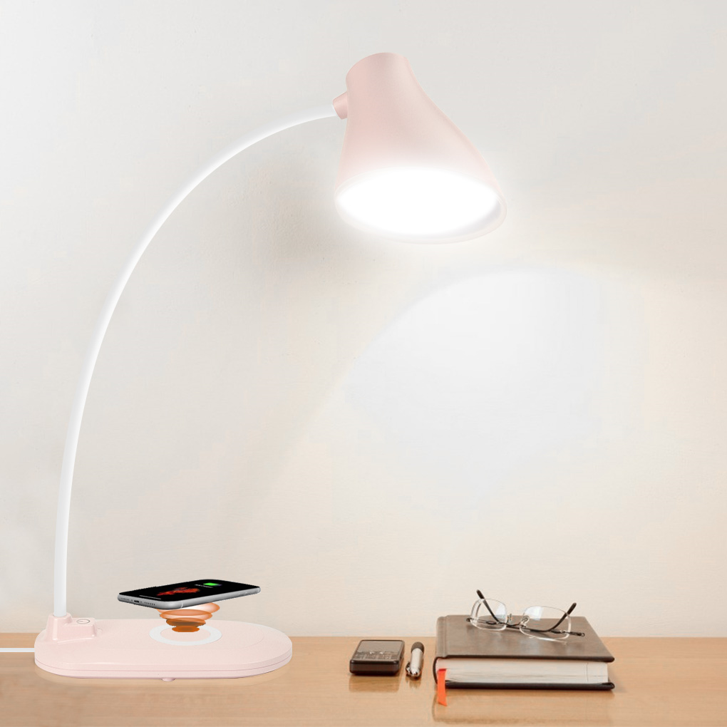 360 Rotation  Desk Light with Wireless Charger