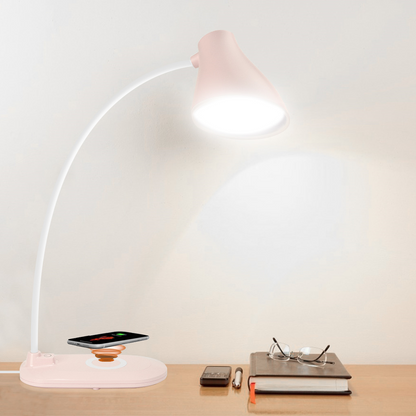 360 Rotation  Desk Light with Wireless Charger