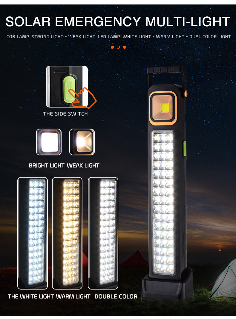 48 LED Portable Solar Emergency Light