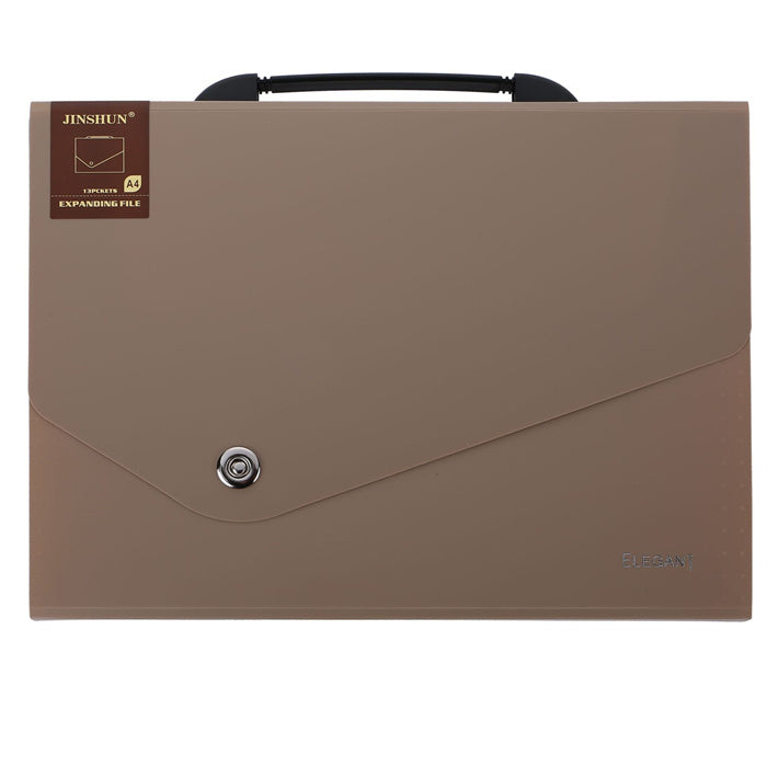 13-Pocket Expanding Organizer File Folder with Handle