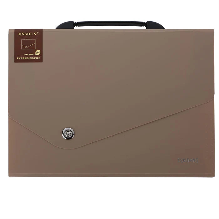 13-Pocket Expanding Organizer File Folder with Handle
