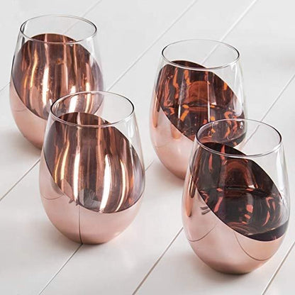 Modern Stemless Wine Glass - 500ml