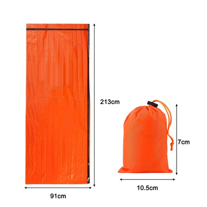 Portable Emergency Sleeping Bag With Whistle