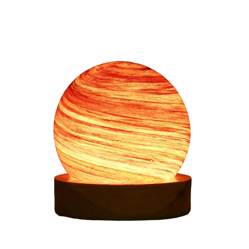 Celestial Glow 3D Glass Lamp