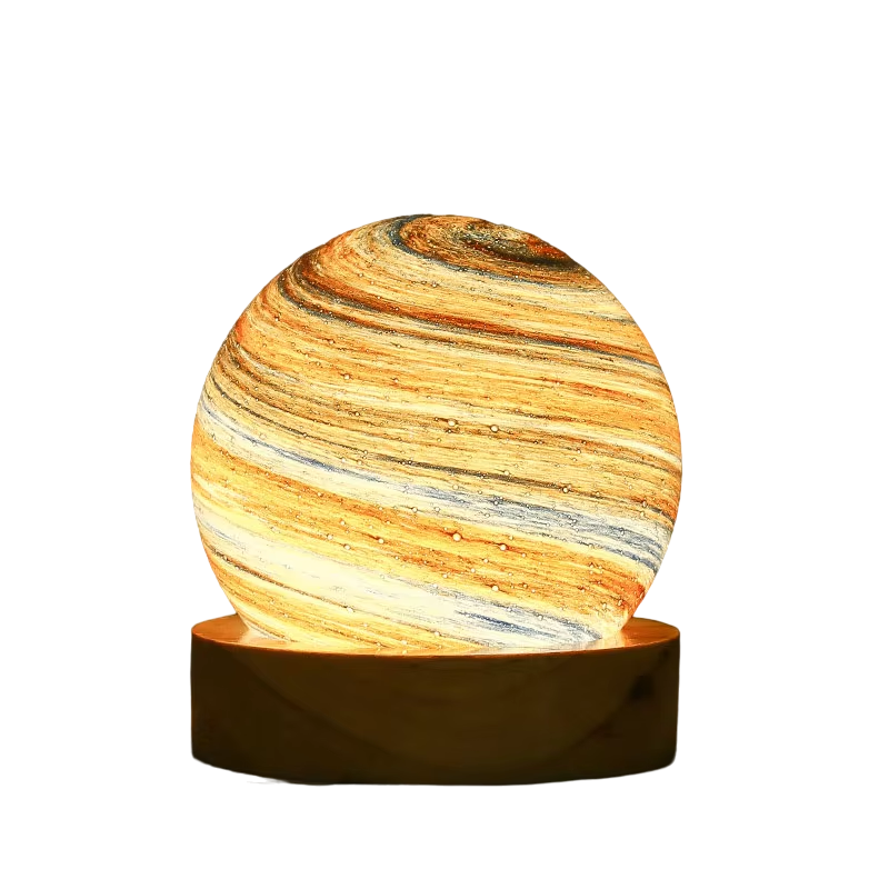 Celestial Glow 3D Glass Lamp