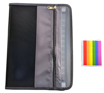 A4 Expandable Book Document Folder - 12 Slots