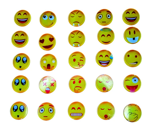 25 pc Emoji fridge Magnets