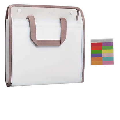 Transparent 13 Pocket A4 Carry Bag