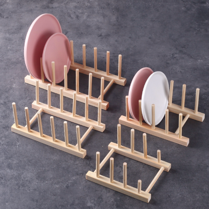 Bamboo Plate Stand  - 29cm