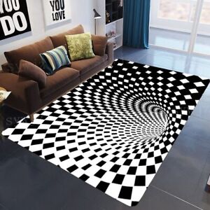 3D Optical Illusion Geometric Rug  230x160cm