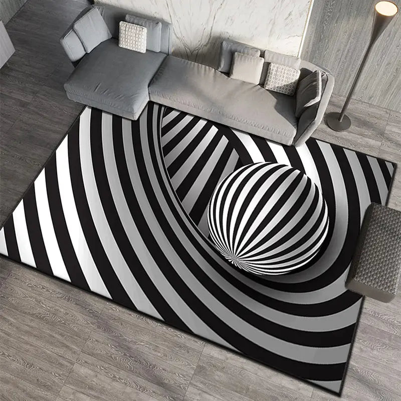 3D Optical Illusion Geometric Mat 60x90cm