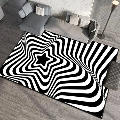 3D Optical Illusion Geometric Mat 60x90cm