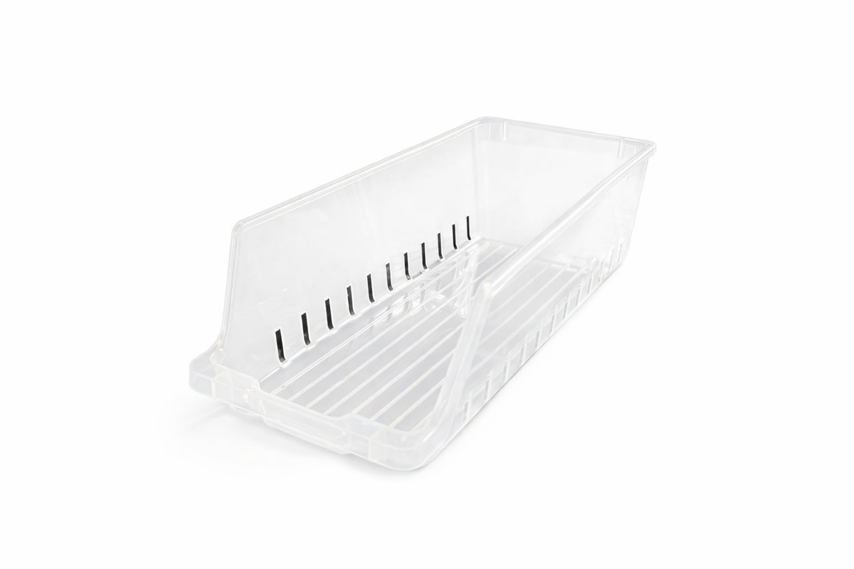Transparent Ventilated Fridge Organizer Bin