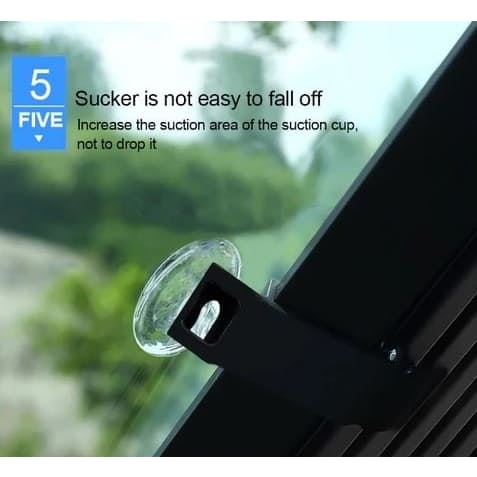 Retractable Car Windscreen Sunshade - 120cm x 46cm