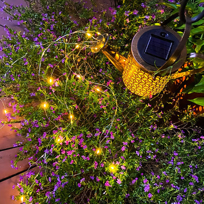 Solar Watering Can with LED Lights