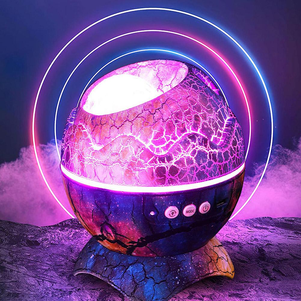 Dinosaur Egg Starry Sky Projector with Bluetooth Speaker