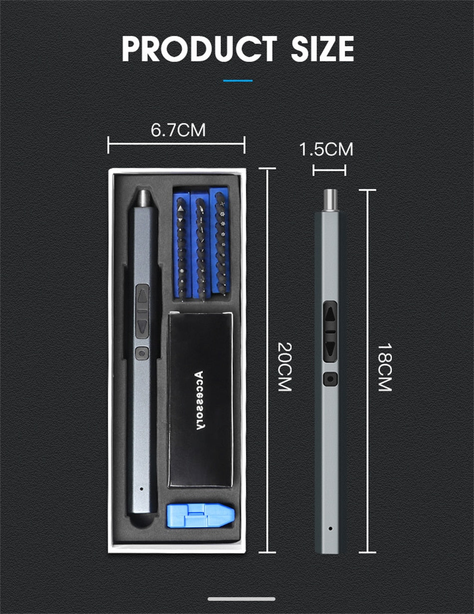 36 in 1 Cordless Precision Electric Screwdriver Set